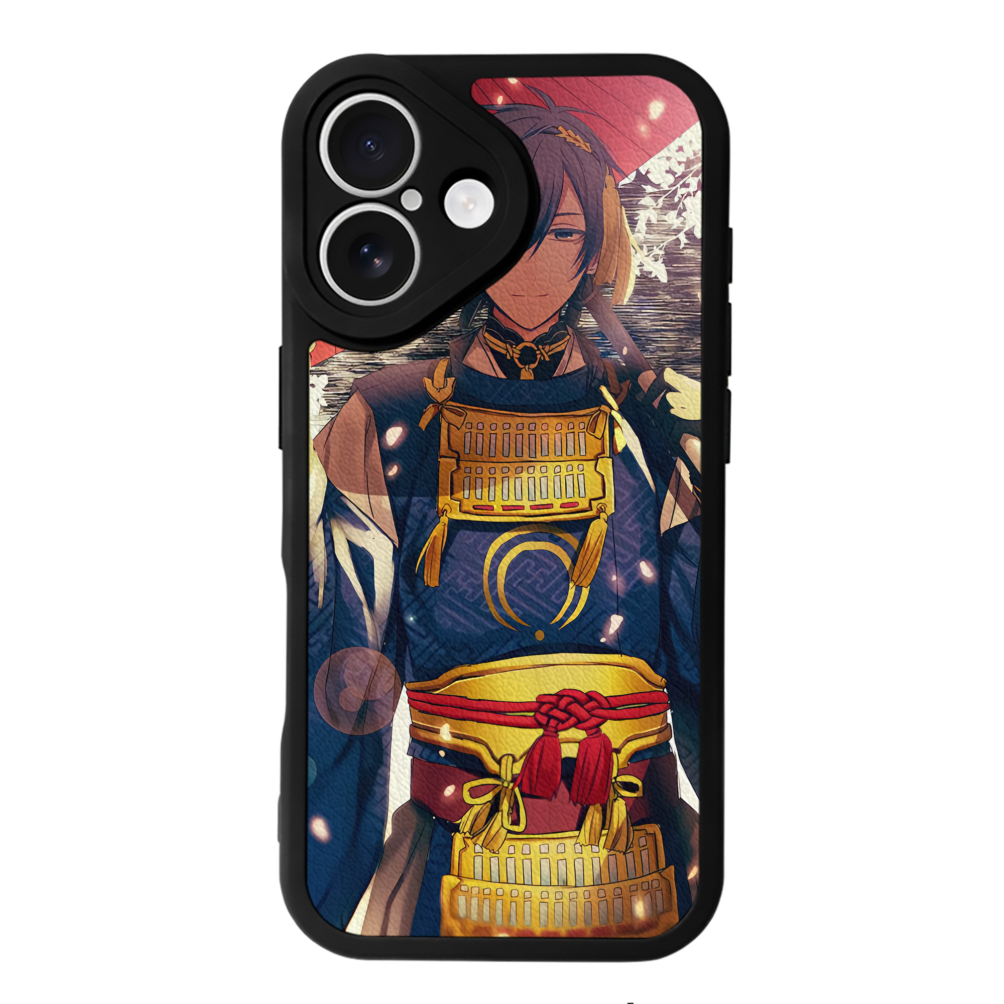 （画像用） 刀剣乱舞 Touken Ranbu 【iPhone 16シリーズ対応】シリコンスマホケース（レザー調） 材質：シリコン